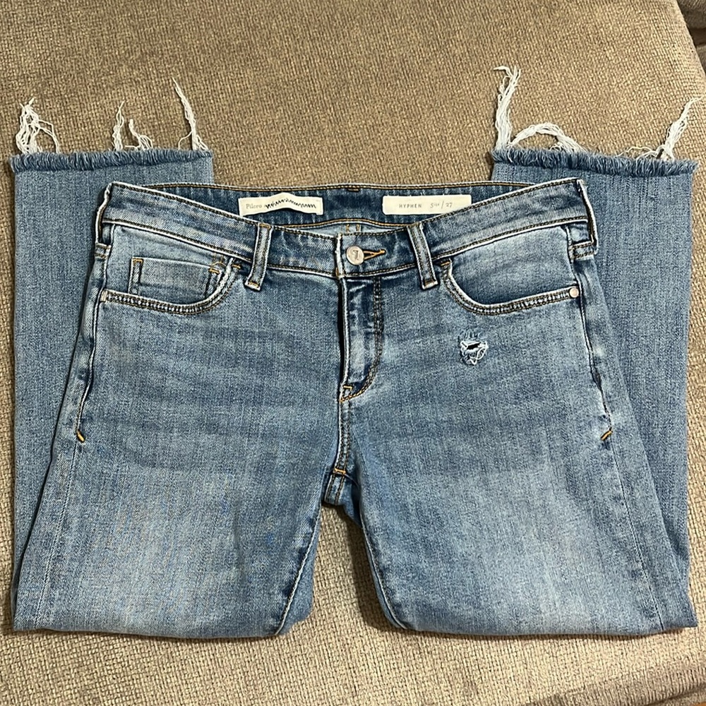 Anthropologie Pilcro & The Letterpress Hyphen Cropped Jeans